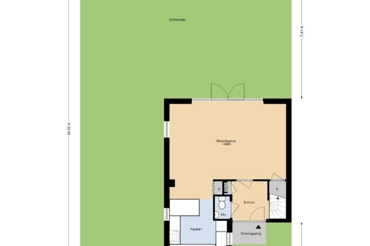 Plattegrond – Jan van Eyckstraat 36, Almere