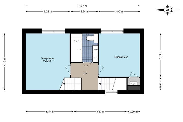 Plattegrond – Jan van Mierlolaan 16, Amstelveen