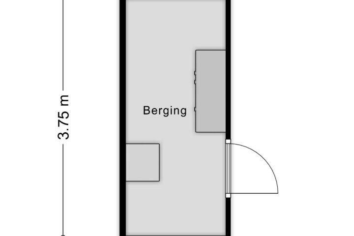 Plattegrond – Jasmijnberg 87, Roosendaal