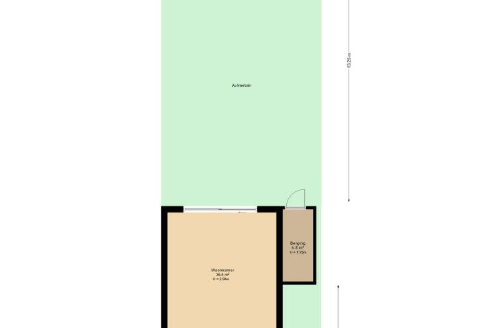 Plattegrond – Javalaan 444, Zoetermeer