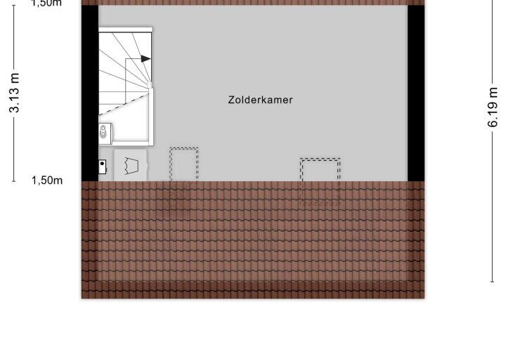 Plattegrond – J.B. Bakemaweg 52, Almere