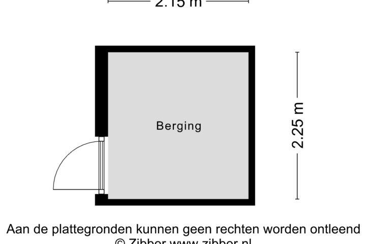 Plattegrond – J.C. Bulkstraat 6, Boskoop
