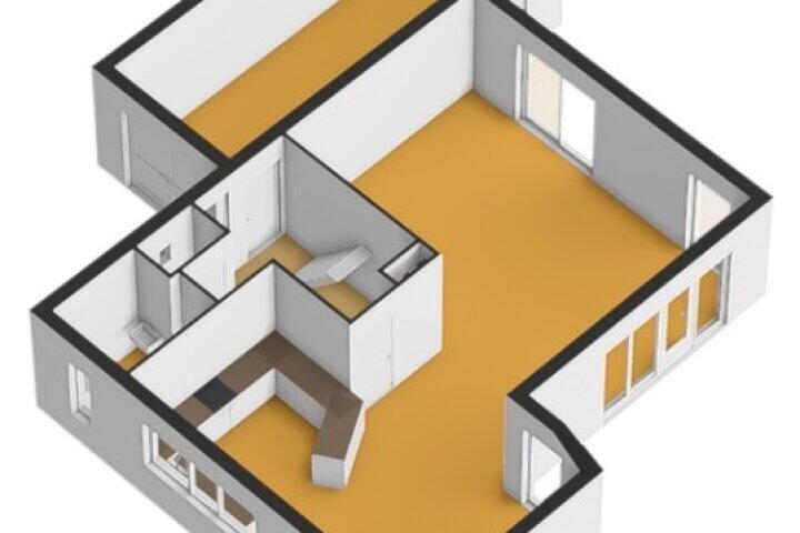 Plattegrond – Jean Gabinplantsoen 11, Almere