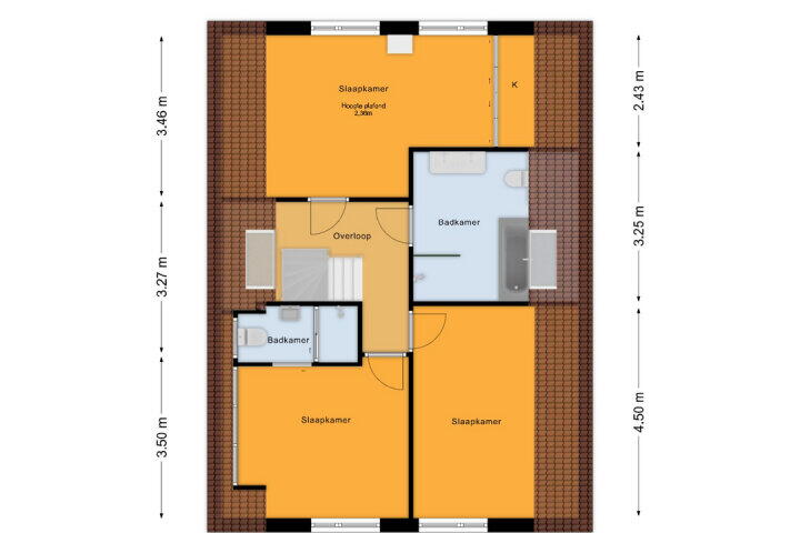 Plattegrond – Jean Gabinplantsoen 11, Almere
