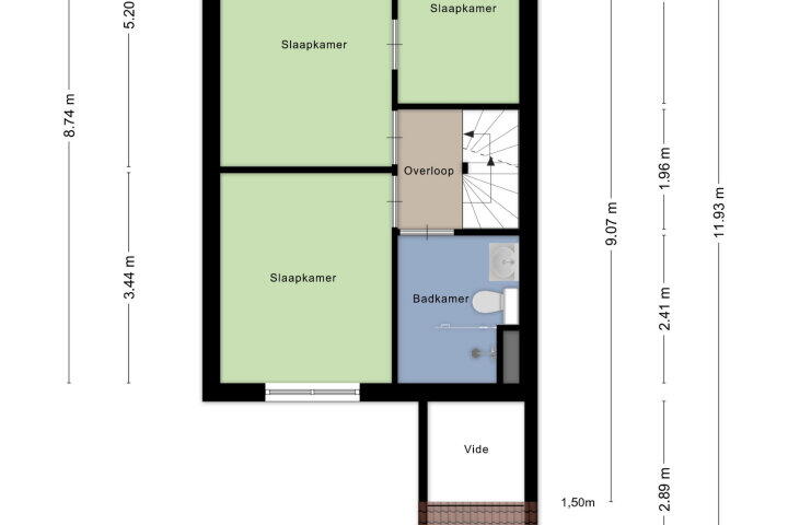 Plattegrond – Jean Sibeliusstraat 73, Rotterdam