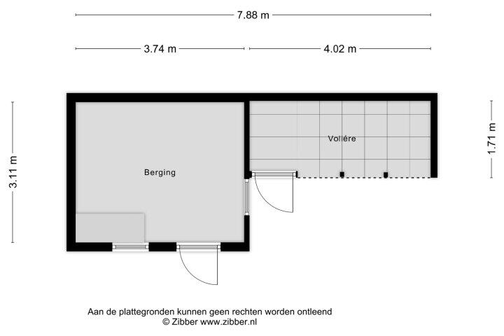 Plattegrond – Jeroen Boschstraat 3, Vlijmen
