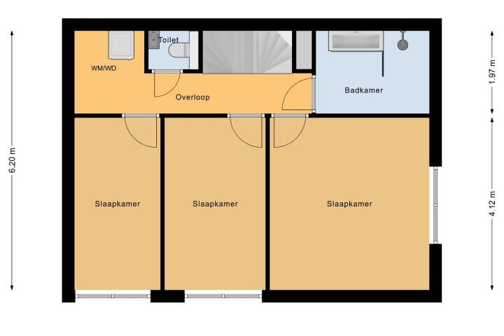 Plattegrond – Jerseystraat 43, Almere