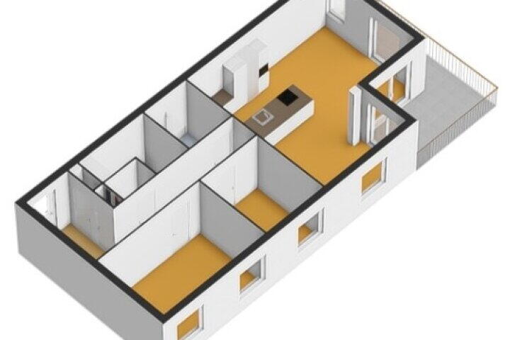Plattegrond – Jesse Owenspad 36, Almere