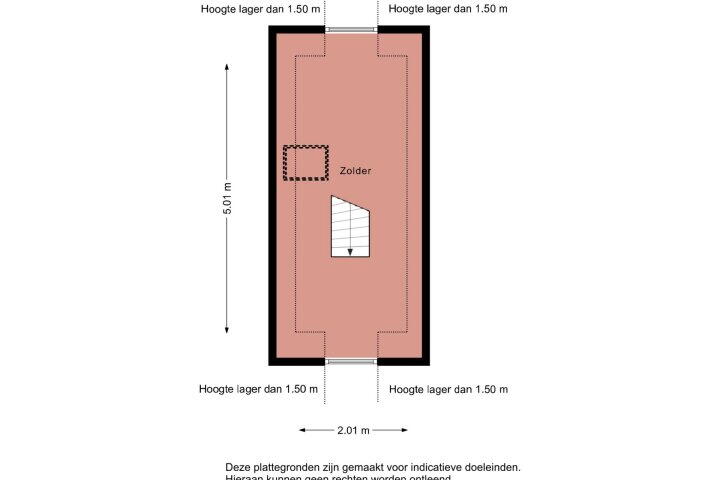Plattegrond – J H Kruisstraat 13, Heerenveen