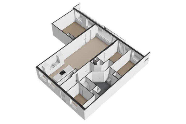 Plattegrond – Jisperveldstraat 143, Amsterdam