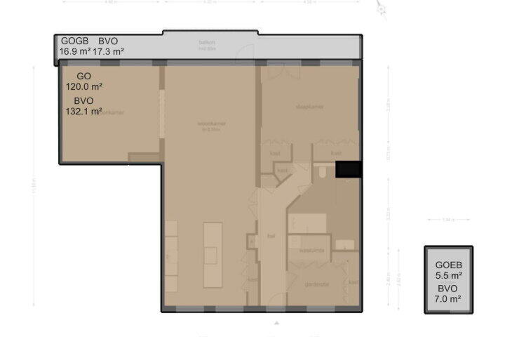 Plattegrond – Jisperveldstraat 143, Amsterdam