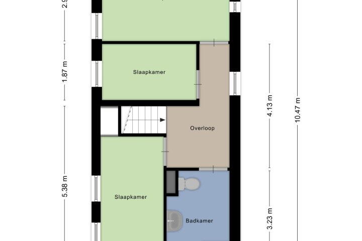 Plattegrond – J.J. Slauerhoffstraat 132, Almere