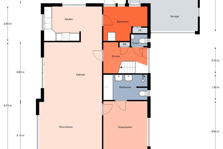 Plattegrond – Joest Lewelaan 6, Peize