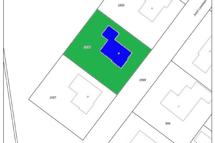 Plattegrond – Joest Lewelaan 6, Peize