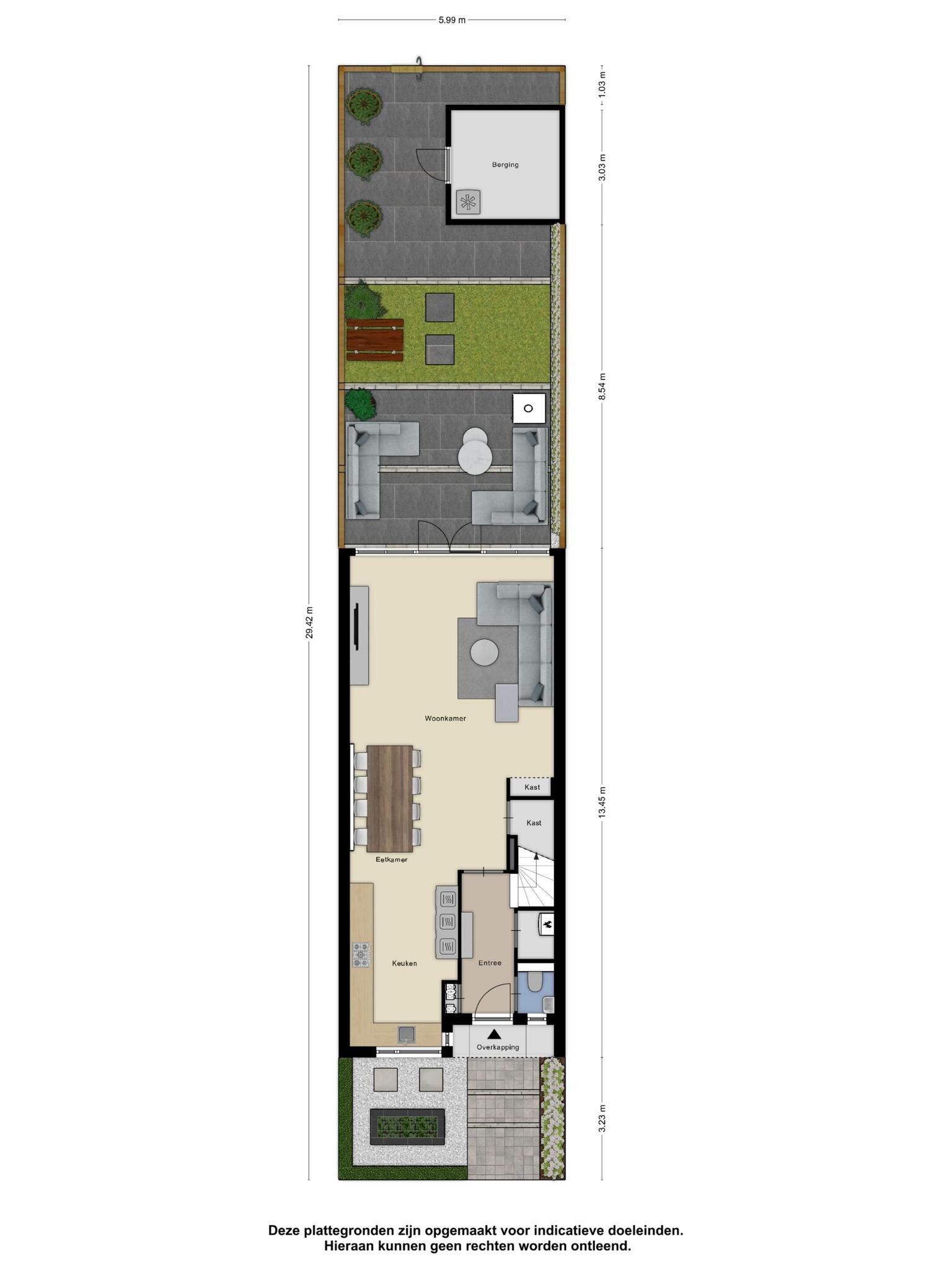 Plattegrond 2 - Johanna van Woudelaan 38, Beverwijk