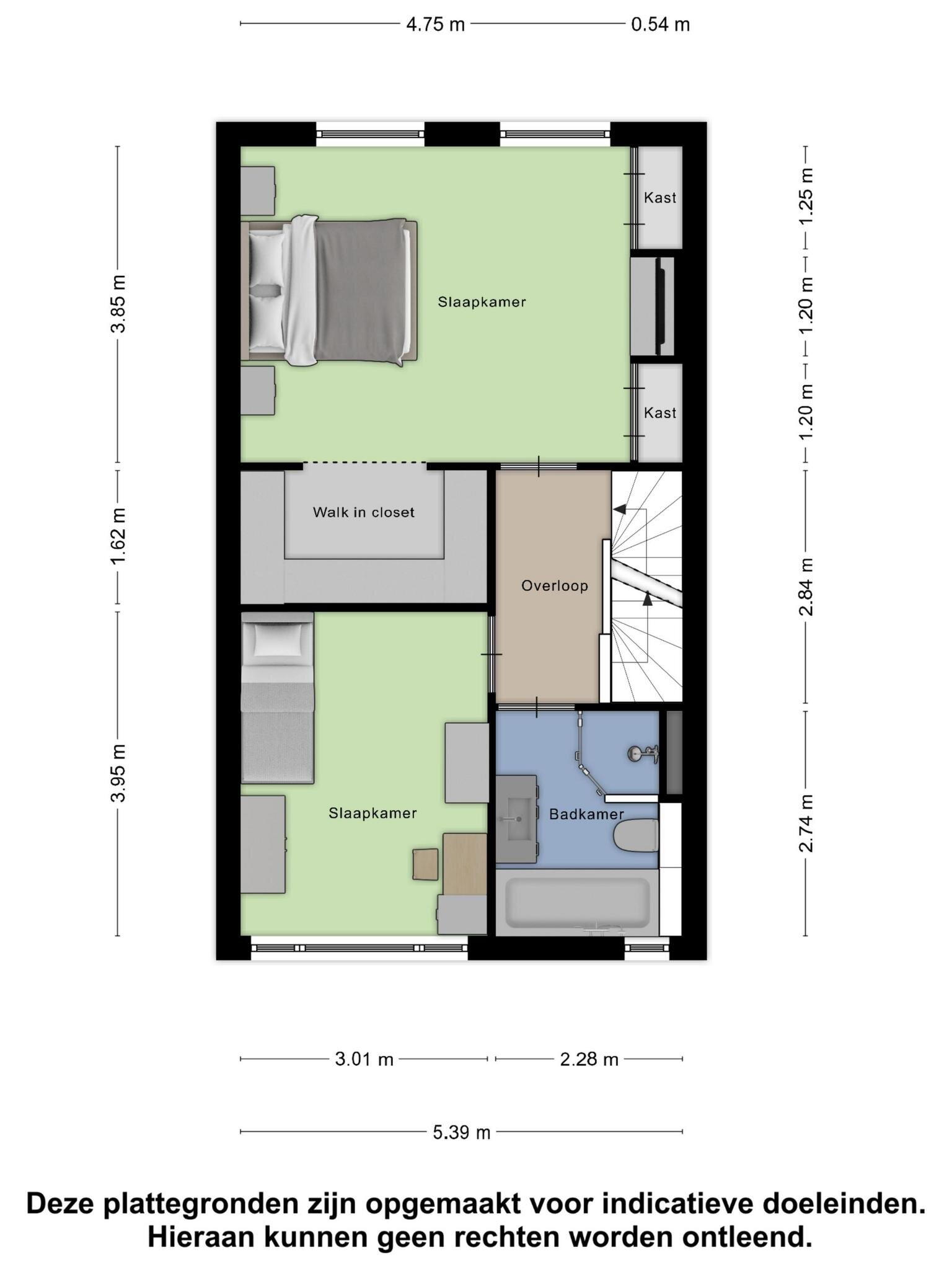 Plattegrond 4 - Johanna van Woudelaan 38, Beverwijk