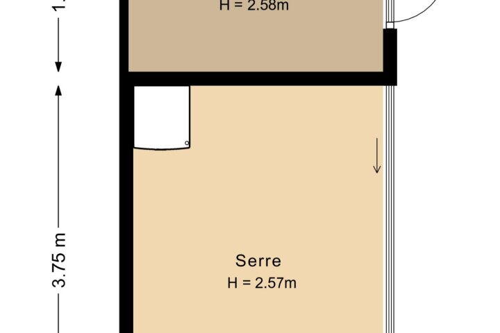 Plattegrond – Johannes Vermeerstraat 19, Raamsdonksveer