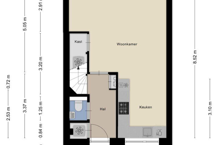 Plattegrond – Johan van Groesbeekstraat 5, Heumen