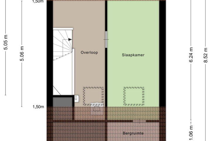Plattegrond – Johan van Groesbeekstraat 5, Heumen