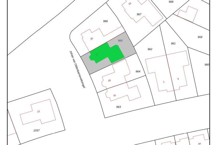Plattegrond – Johan van Oldenbarneveltsingel 27, Steenwijk