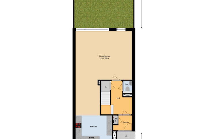 Plattegrond – Jonagoldhof 21, Zoetermeer