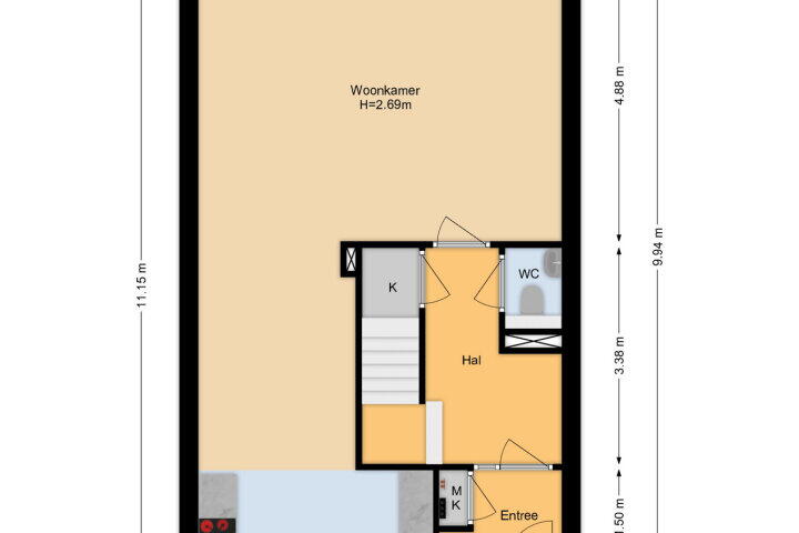 Plattegrond – Jonagoldhof 21, Zoetermeer