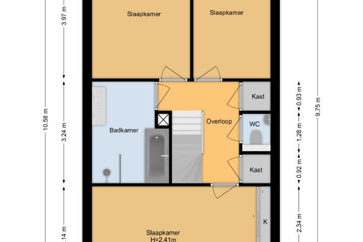 Plattegrond – Jonagoldhof 21, Zoetermeer