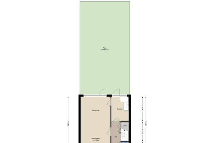 Plattegrond – Joost van den Vondellaan 4, Uithoorn