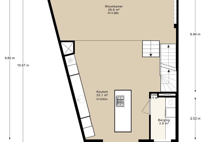 Plattegrond – Jouke Zietsmastraat 20, Amsterdam