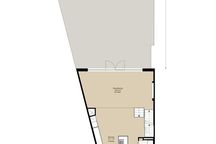 Plattegrond – Jouke Zietsmastraat 20, Amsterdam