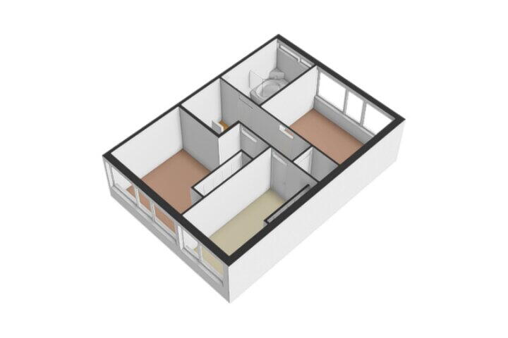 Plattegrond – Jourestraat 24, Arnhem