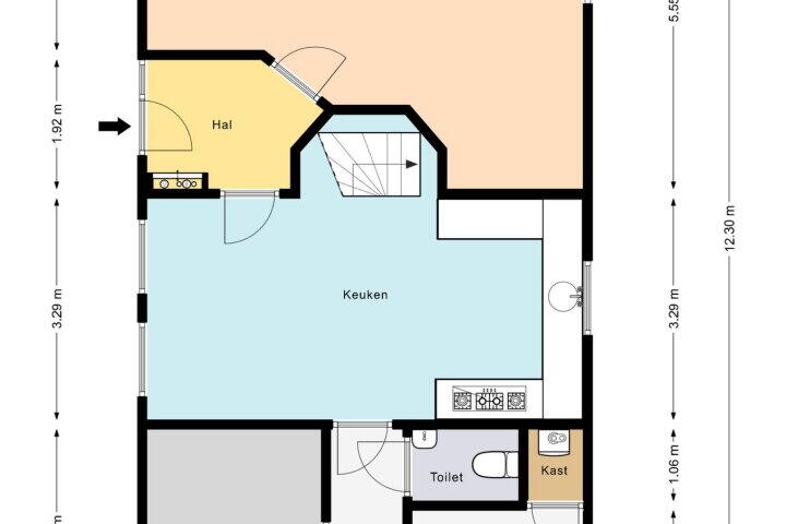 Plattegrond – Jousterweg 229, Oudehaske