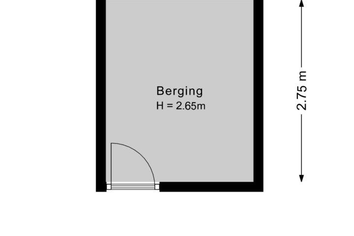 Plattegrond – J.P. Sweelinckstraat 7 C, Amersfoort