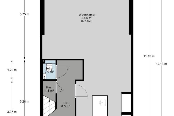 Plattegrond – Judith Leijsterweg 39, Amstelveen