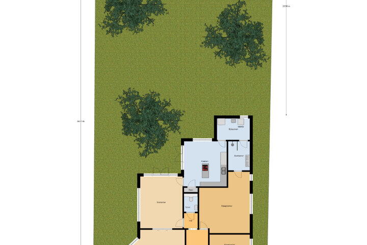 Plattegrond – Julianalaan 7, Vlissingen