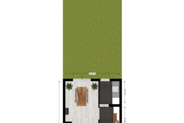 Plattegrond – Julianastraat 17, Groot-Ammers