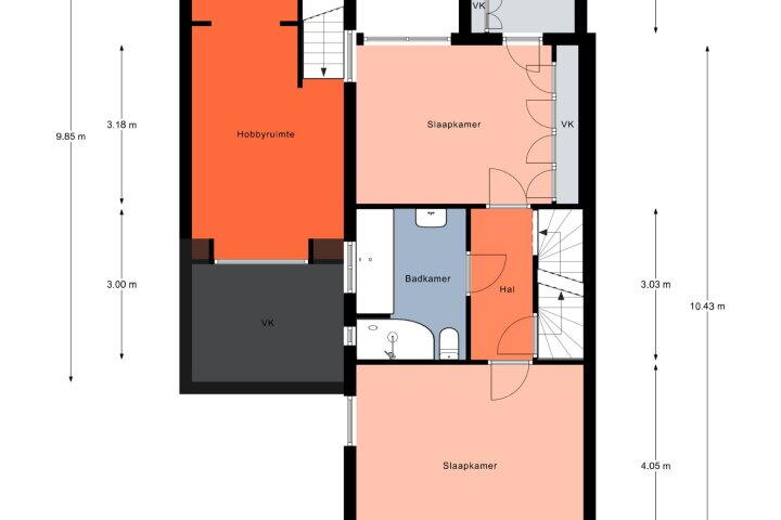 Plattegrond – Jupiterstraat 53, Groningen