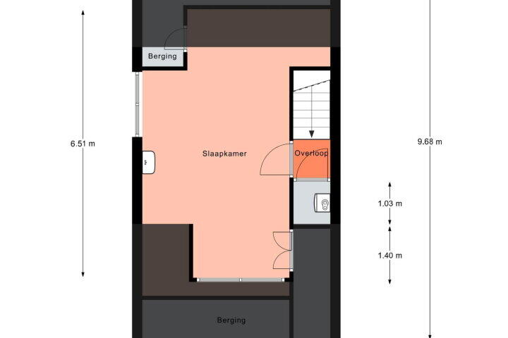 Plattegrond – Jupiterstraat 53, Groningen