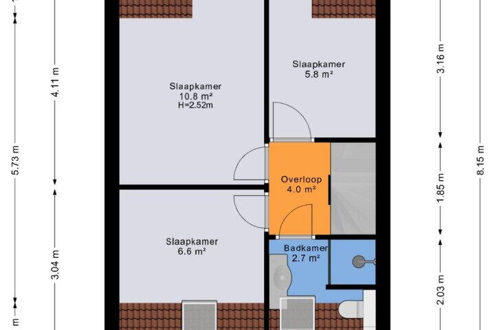 Plattegrond – Kaarnheugte 21, Assen