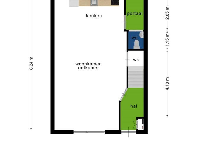 Plattegrond – Kaasjeskruid 25, Zeewolde