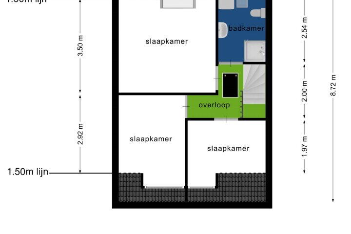 Plattegrond – Kaasjeskruid 25, Zeewolde