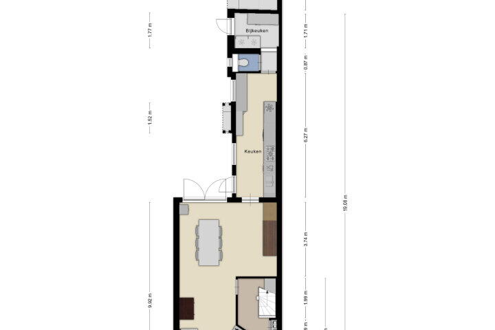 Plattegrond – Kade 58, Roosendaal