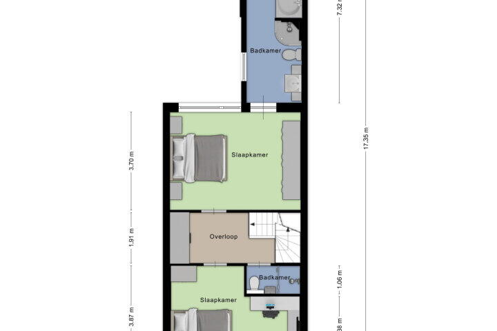 Plattegrond – Kade 58, Roosendaal