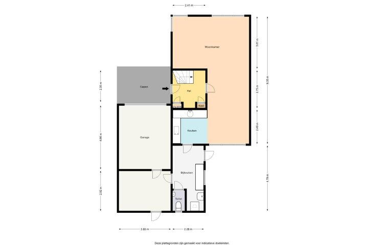 Plattegrond – Kajút 3, Joure
