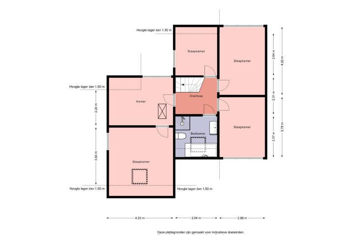 Plattegrond – Kajút 3, Joure