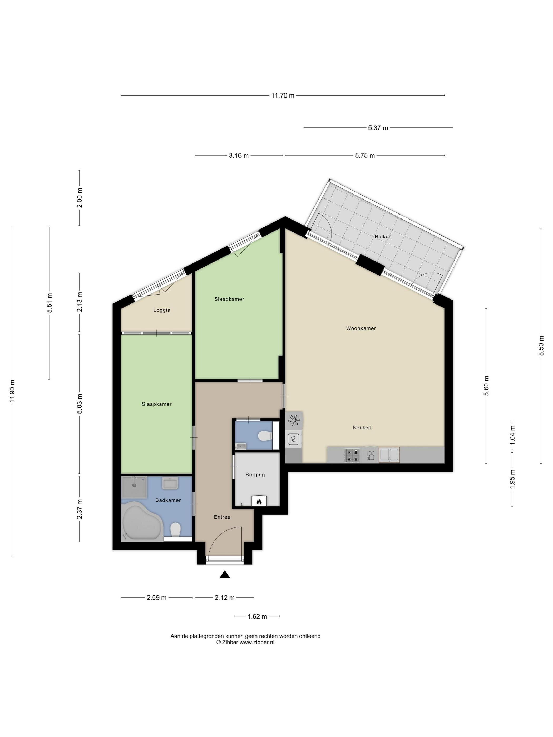 Plattegrond 1 - Kalmoesplein 46, Eindhoven
