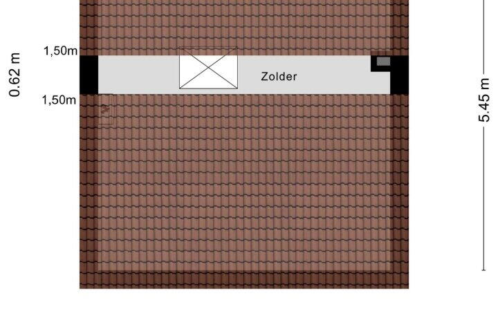 Plattegrond – Kalsdonksestraat 151, Roosendaal