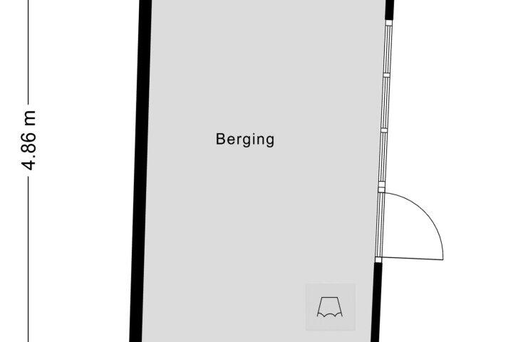 Plattegrond – Kalsdonksestraat 151, Roosendaal