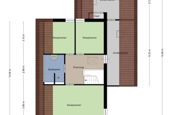Plattegrond – Kamille 3, Gieten