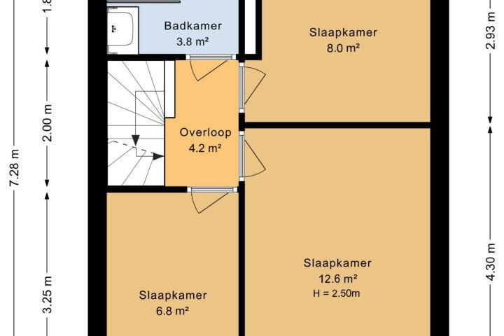 Plattegrond – Kamille 31, Roden